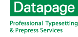 Datapage Professional Typesetting and Prepress Services