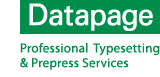 Datapage typesetting prices